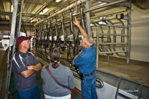 milking parlor tour